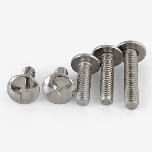 304不锈钢圆头单向螺钉一字S型