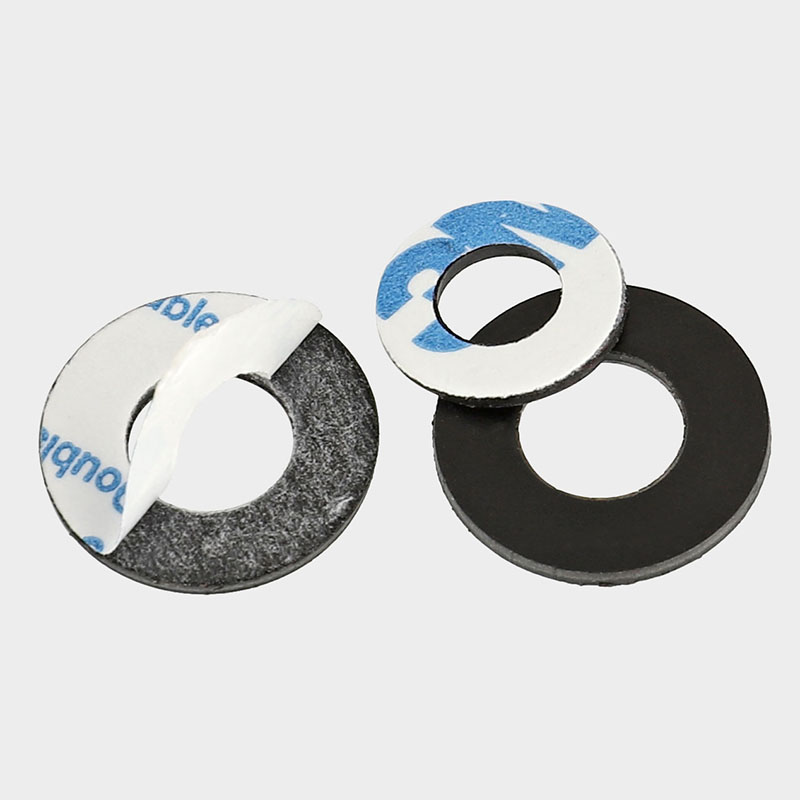 介子pvc黑色平垫单面胶粘螺丝