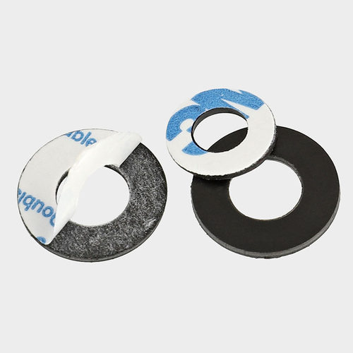 介子pvc黑色平垫单面胶粘螺丝