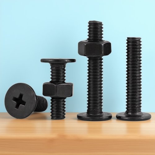 黑色304不锈钢扁平头十字超薄头