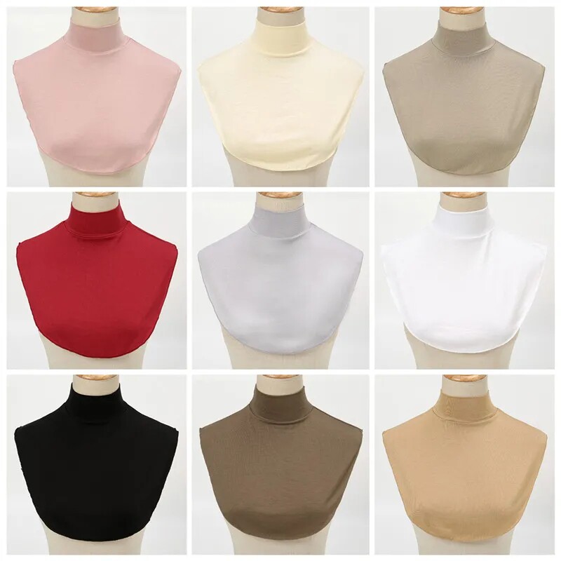 半高领莫代尔假领子秋冬季女款围脖黑色打底装饰衣领磨毛保暖护颈,服饰配件/皮带/帽子/围巾,假领,淘宝优惠券,粉丝福利购,淘宝优惠卷