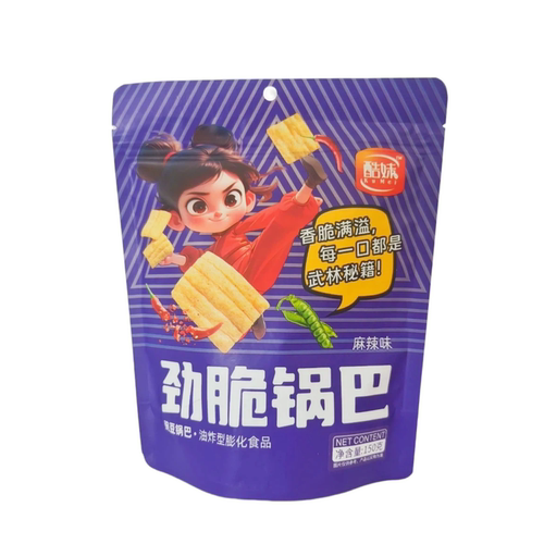 酷妹劲脆锅巴150g/袋酥脆锅巴办公追剧解馋零食