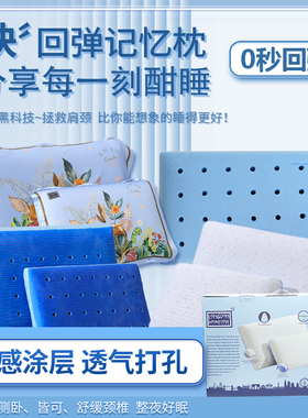 Longdon Homeone 记忆枕护颈椎助睡眠枕芯成人儿童快回弹含枕套