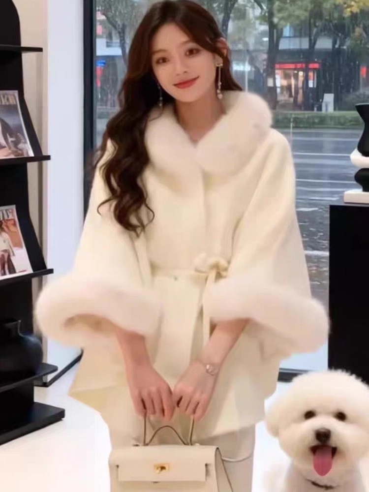 2025秋冬新款斗篷披肩外套