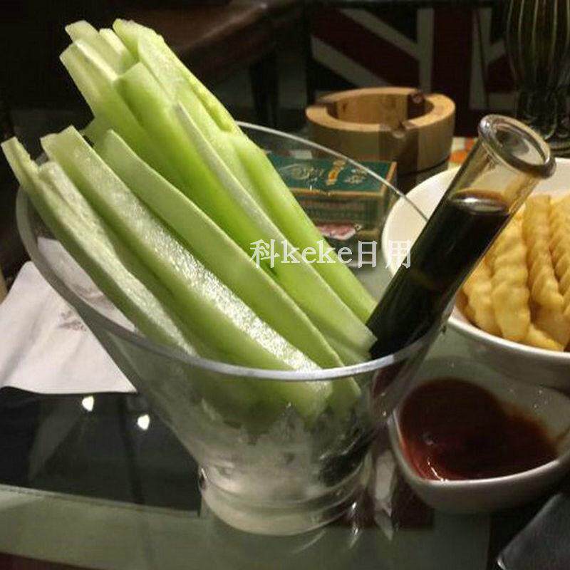 一套含试管碗日式黄瓜条杯青瓜斜口碗糖果碗糖果盘压克力小吃碗