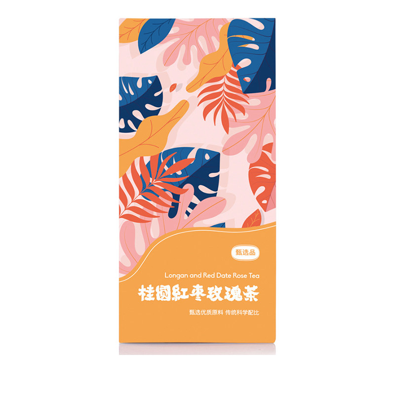 恋茶有方桂圆红枣枸杞玫瑰茶120g盒装玫瑰花茶姜丝菊花组合养生茶