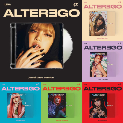 正版BLACKPINK Lisa 专辑《ALTER EGO》第二自我 CD特典小卡