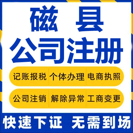 磁县公司注册个体工商营业执照代办公司注销企业变更股权异常代理 - 实物图
