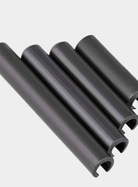 65锰钢弹性销黑色开口空心销圆柱销定位销固定销M1.5M2M3M4M5-M12