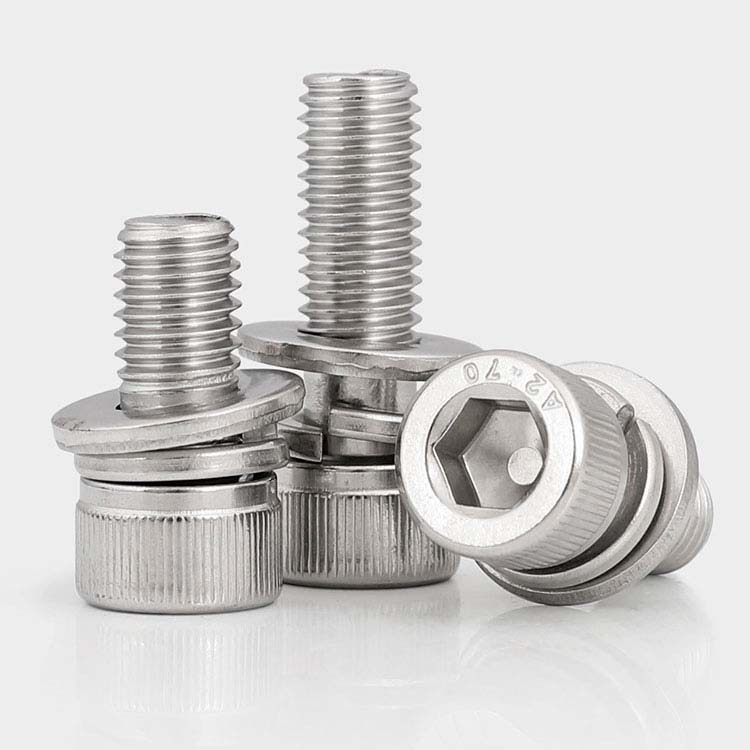 杯头内六角三组合螺丝钉