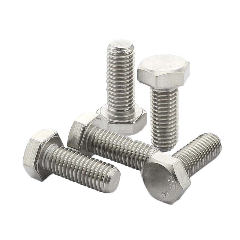 不锈钢细牙外六角螺丝细丝螺栓