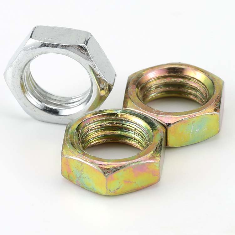 灯饰细牙六角薄螺母螺丝帽