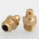 黄铜油咀油嘴铜油头铜油杯油枪注油嘴黄油枪头中直m4M5M6M8M10M16