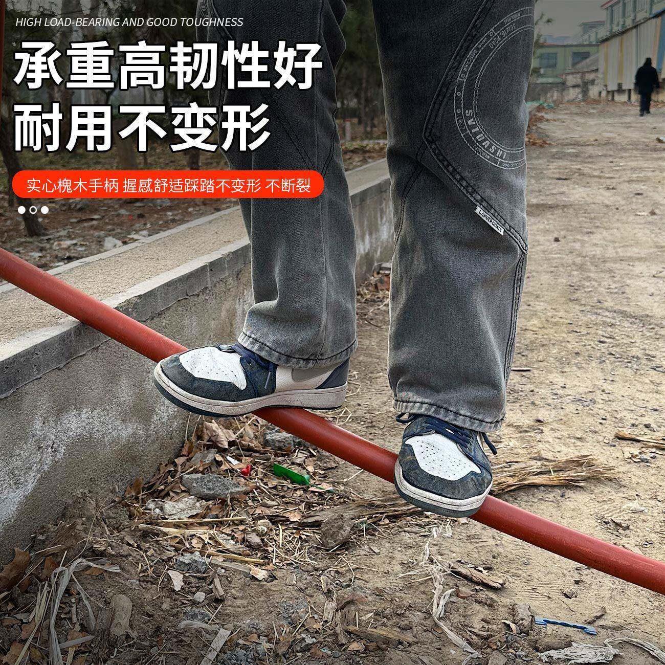 特级白蜡木铁锹木柄把锄头柄硬木锹把木棍实木掀钉耙铁铲杆子槐木图片