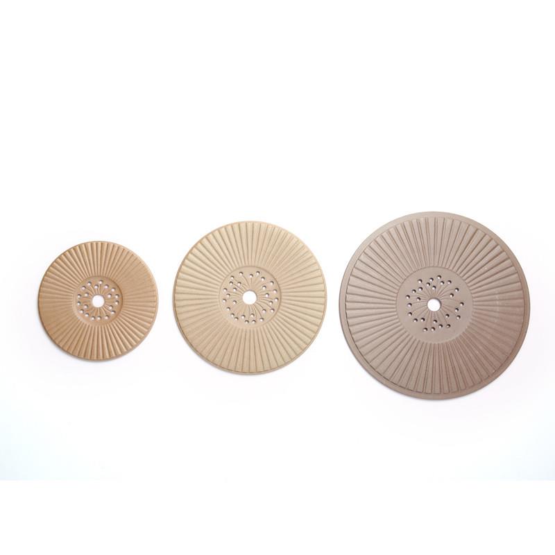 家用陶瓷干泡茶盘零配件小茶台特大号茶海竹制面板壶垫杯垫托盘