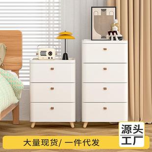 床头柜简约现代小型柜子塑料简易收纳储物柜替代品卧室极窄置物架