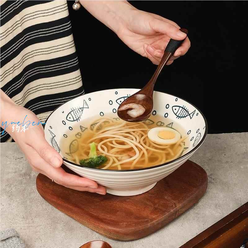 日式木质筷子勺子收纳盒一人用餐具盒套装学生上班族便携式两件套