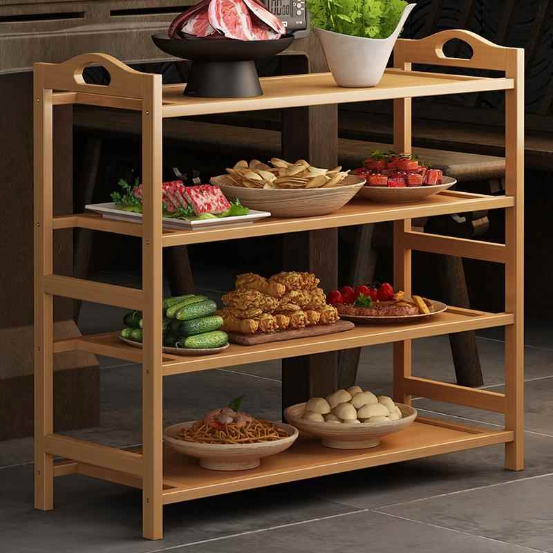 火锅烤肉烧烤店菜架商用多层厨房菜架餐厅桌边专用传菜置物架落地