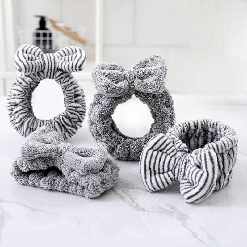 2024年冬韩式发带女洗脸专用不压头发头箍大头围化妆洗澡敷面膜发