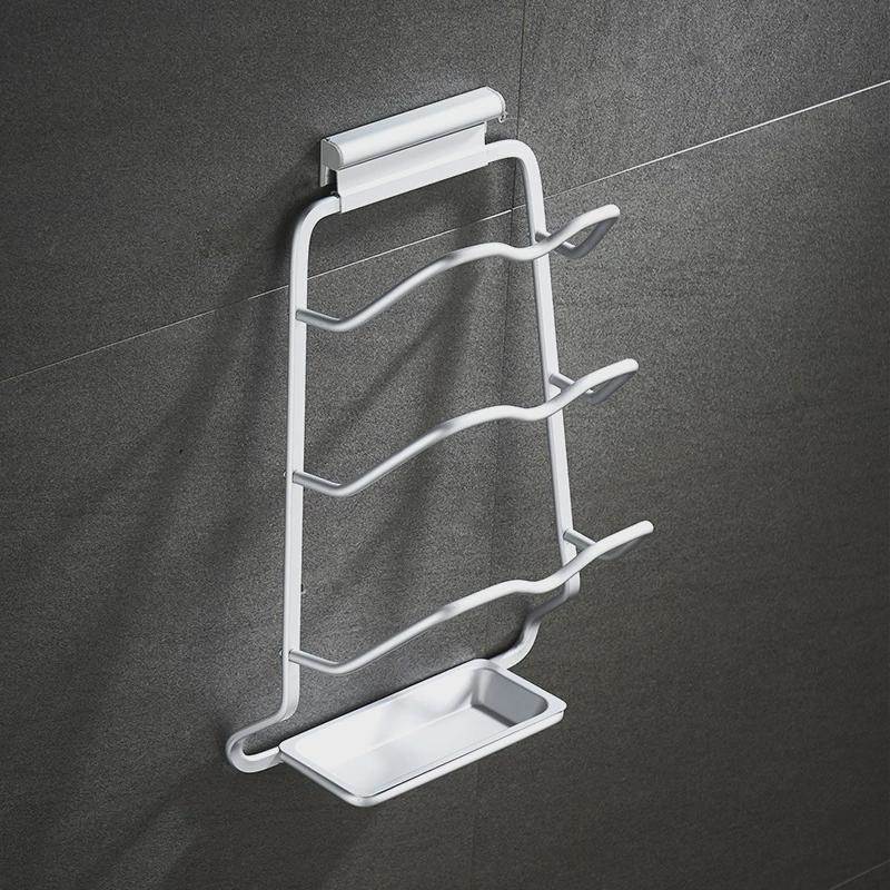 //锅盖镉盖架镬厨房挂窝盖架神器家用放祸盖铞多功能放置置物的支