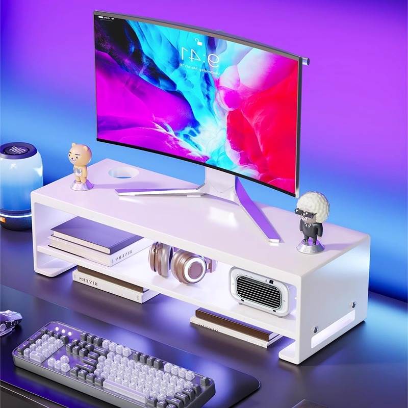 台式电脑增高架办公桌面收纳置物架显示器支撑架底座支架垫高架子