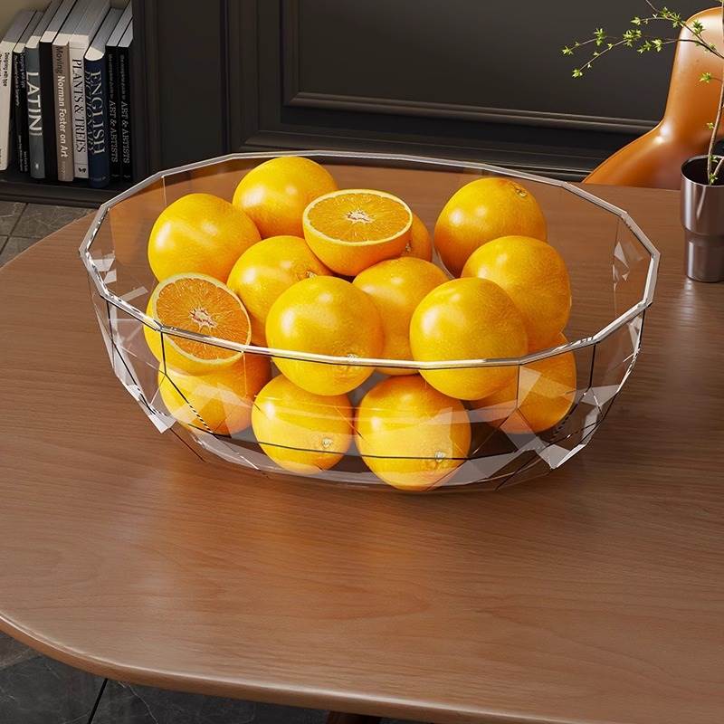 轻奢水果盘客厅茶几高档新款干果果盘春节过年糖果零食摆放盘