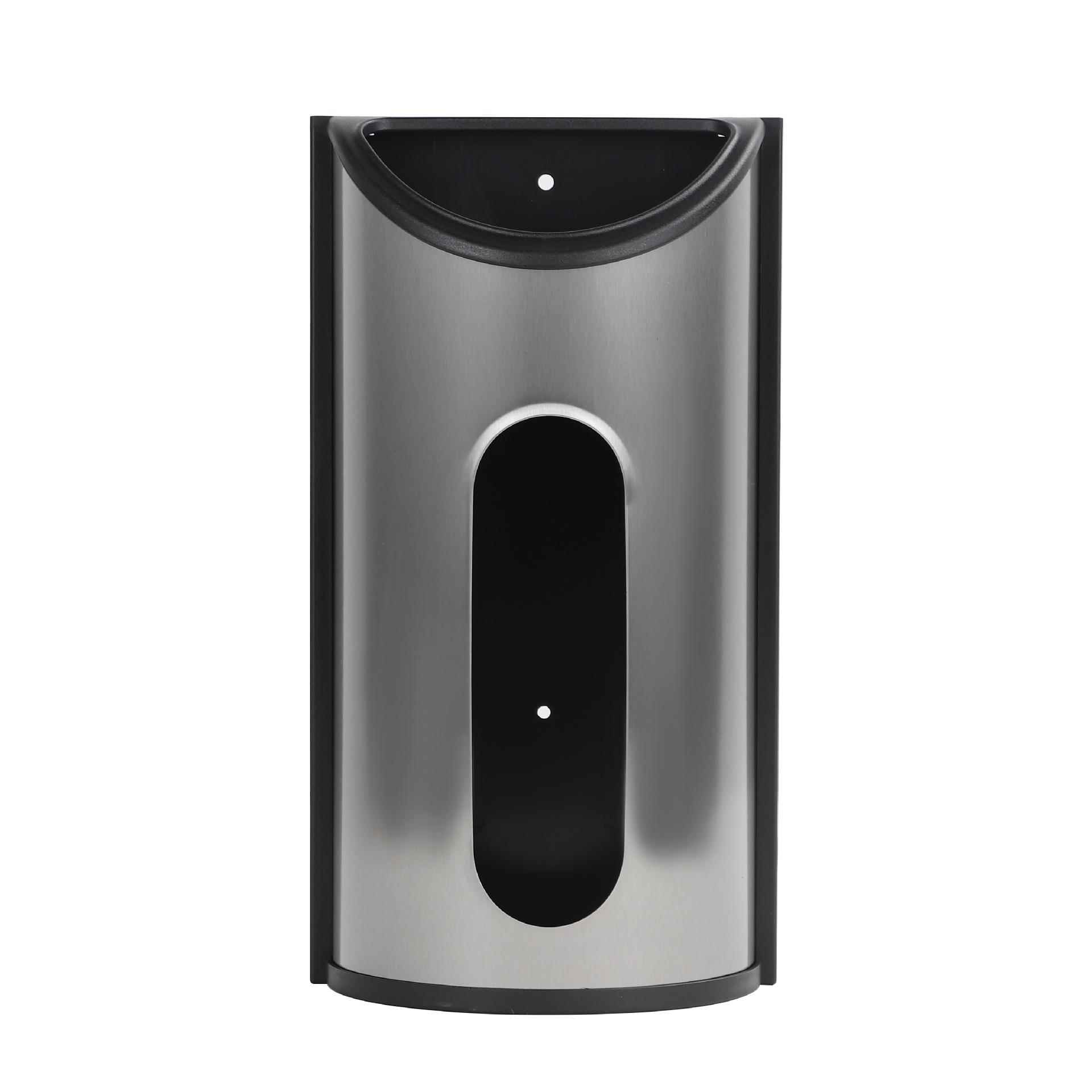 厨房壁挂垃圾袋收纳 不锈钢垃圾抽取盒壁挂储物盒 便携整理盒