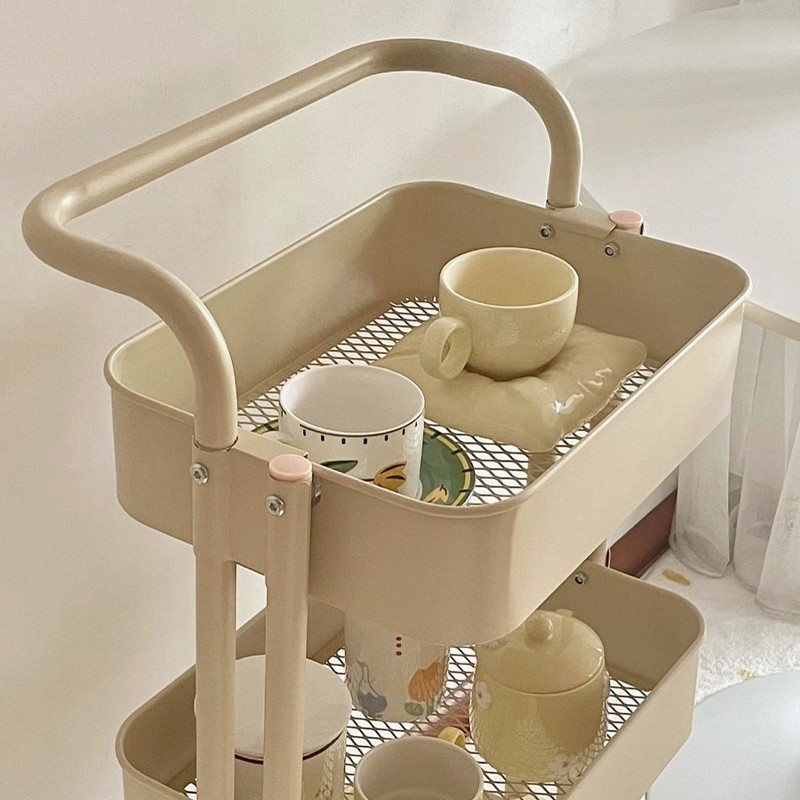 书架小推车边几置物架落地带轮卧室零食架可移动厨房收纳储物架子