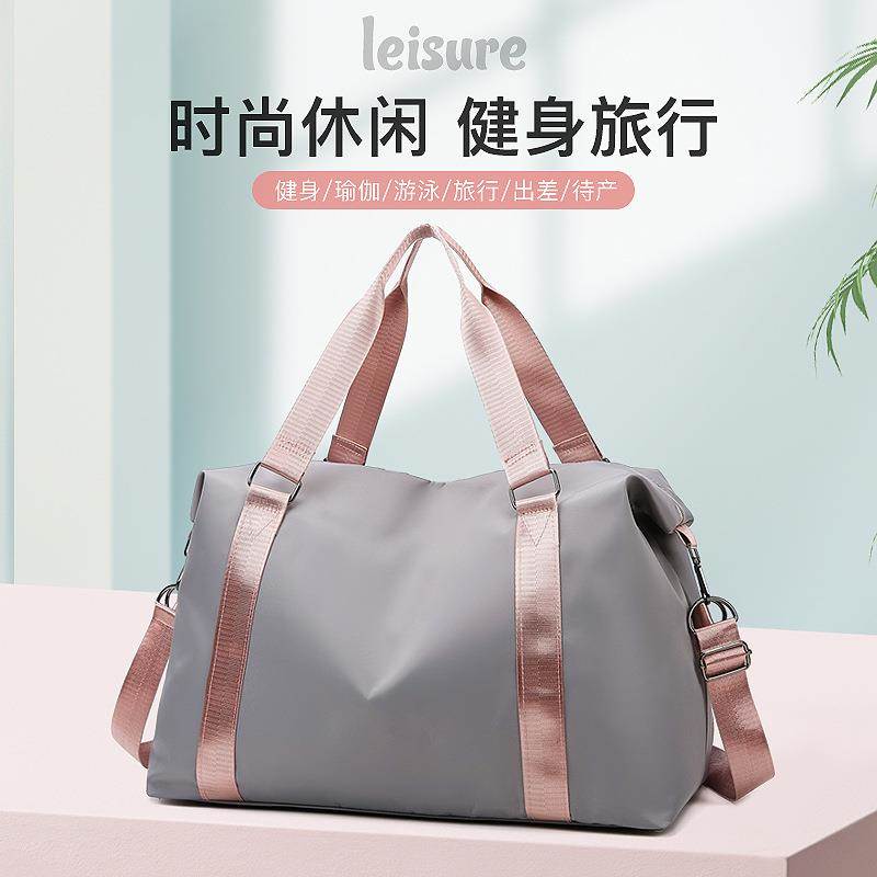 新款干湿分离运动休闲健身包手提瑜伽包大容量短途旅行包收纳