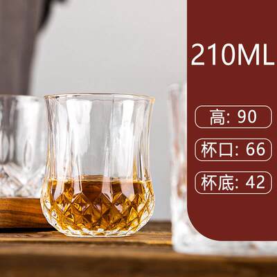 品整箱价100150ml酒吧杯子KTV专用酒杯玻璃八角杯钢化玻璃啤酒促