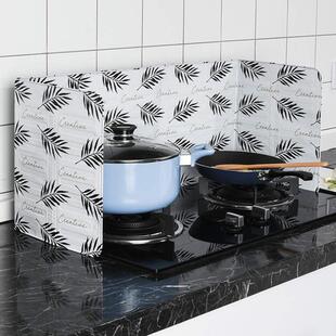 防油挡板折叠防溅油防火遮挡板隔热油烟机工具隔板围挡档板防风板