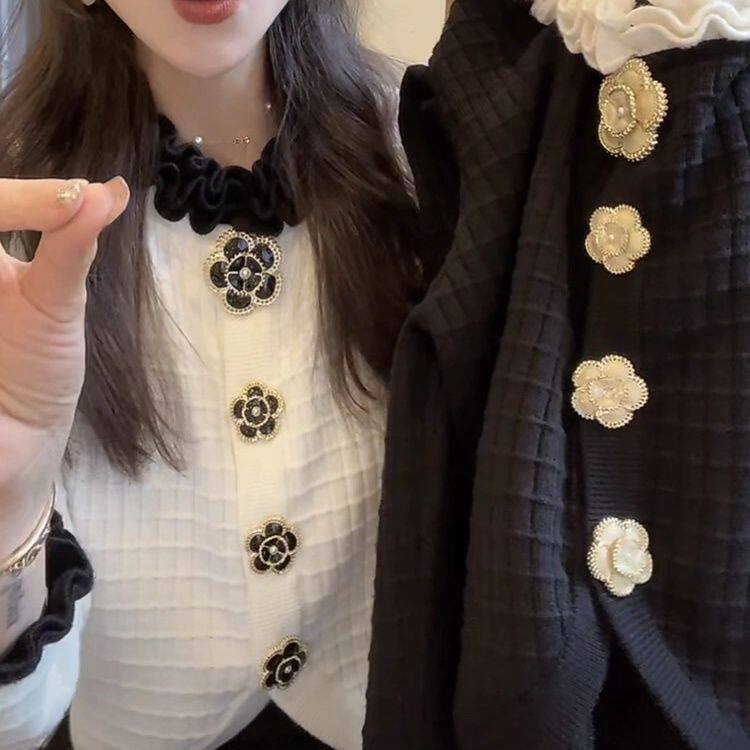 秋冬高级感小香风甜美长