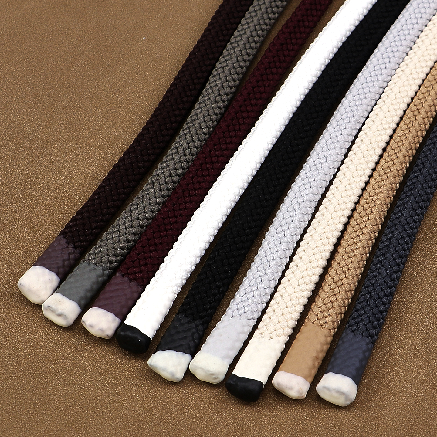 时尚麻花编织加粗多色帽衫卫衣抽绳硅胶头帽绳卫裤运动裤腰绳带子