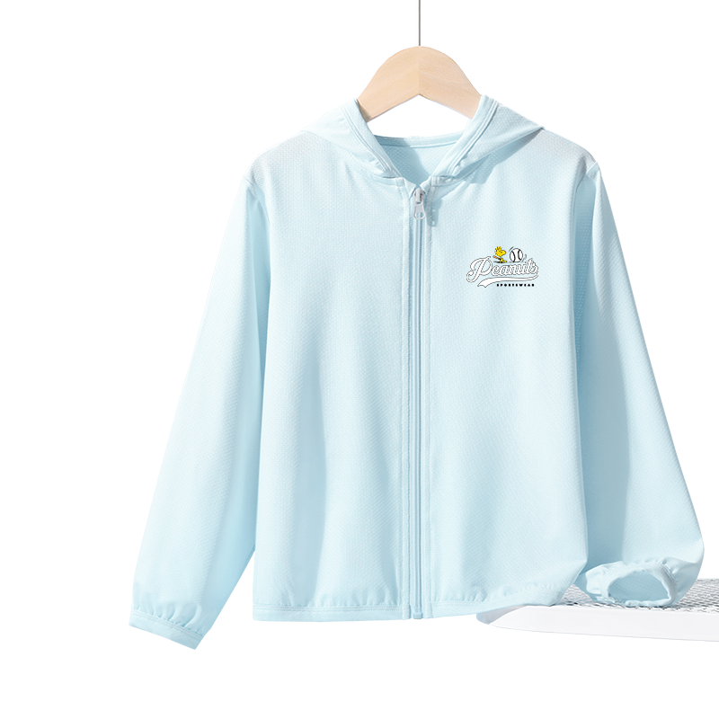 史努比宝宝防晒衣夏季2024新款男童轻薄款户外皮肤衣儿童连帽外套