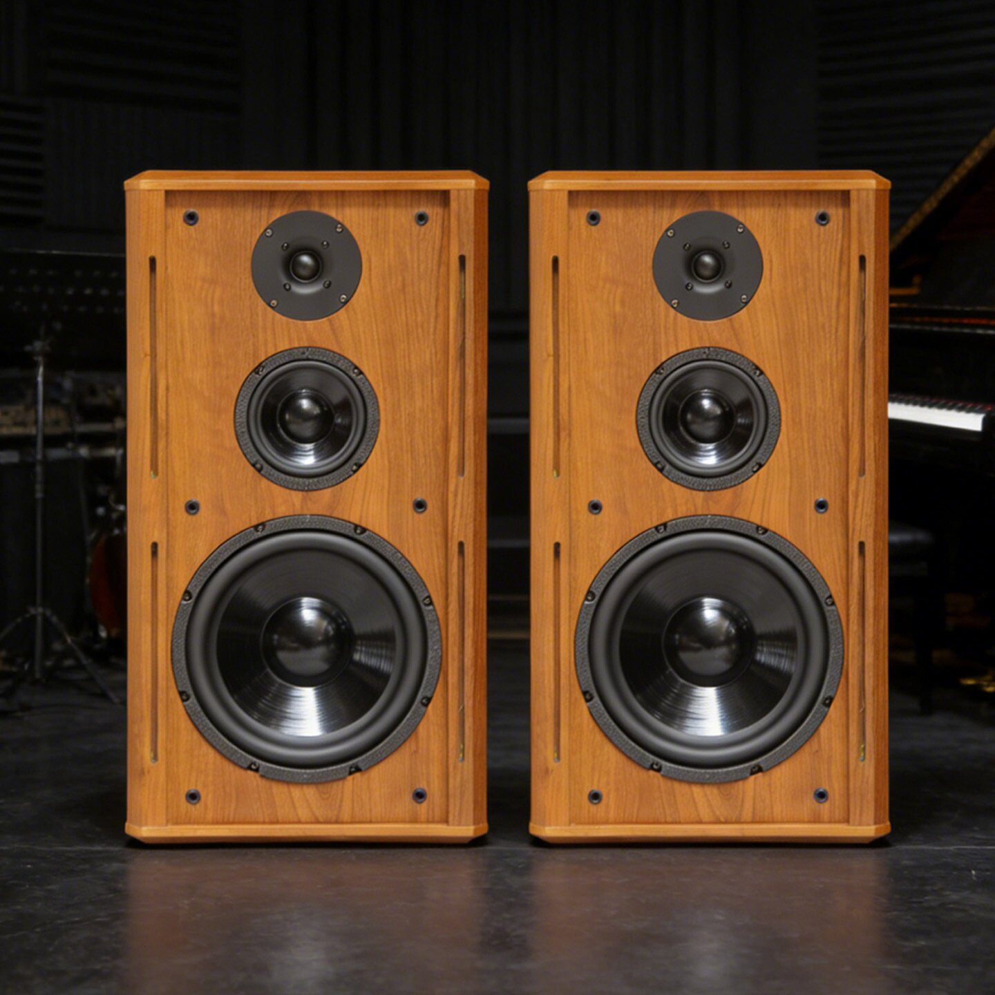 源头厂家直销奥斯堡10寸三分频发烧级hifi高保真音箱音响落地箱