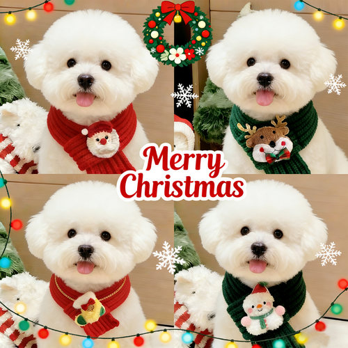 圣诞限定/猫犬通用围脖