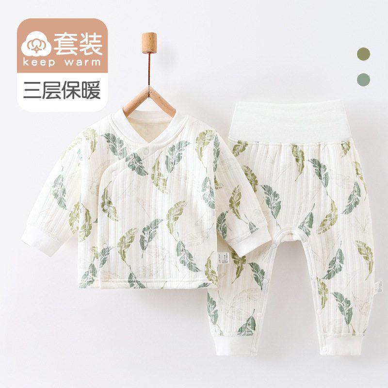 婴儿分体套装棉服秋冬季