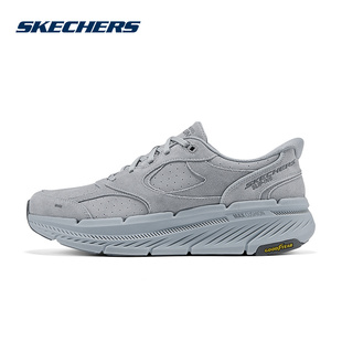 GRY 220544 Skechers斯凯奇运动鞋 男秋冬缓震回弹复古翻毛皮跑步鞋