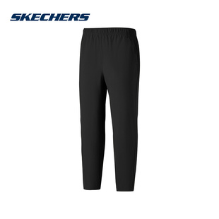 直筒束脚卫裤 纯色休闲运动裤 P325W132 女士舒适长裤 斯凯奇秋新款