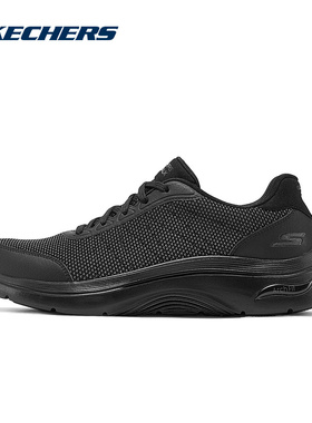 SKECHERS斯凯奇冬季男款休闲鞋厚底缓震防滑运动鞋216603-BBK