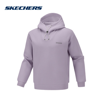 Skechers斯凯奇卫衣男舒适时尚百搭秋冬连帽针织衫 P126M013/04PW