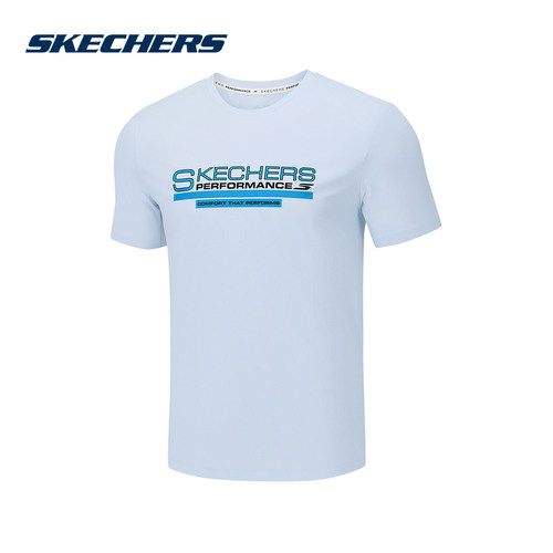 Skechers斯凯奇26夏季男士圆领上衣运动休闲时尚短袖T恤 P226M327
