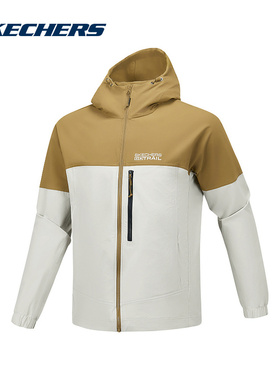 Skechers斯凯奇新款夏季男女休闲运动梭织外套 P225U023/05KJ