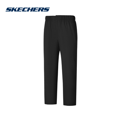 斯凯奇长裤2026春新款男士梭织运动裤休闲保暖时尚直筒裤P226M194