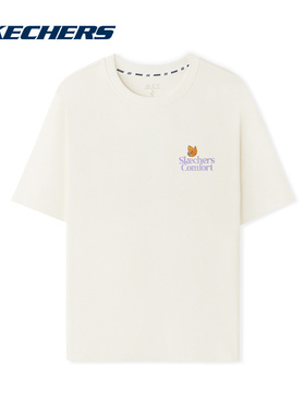 SKECHERS（新品）2025夏女短袖衫 L225W183-0074