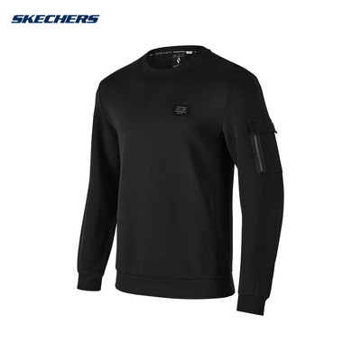 Skechers圆领男套头卫衣