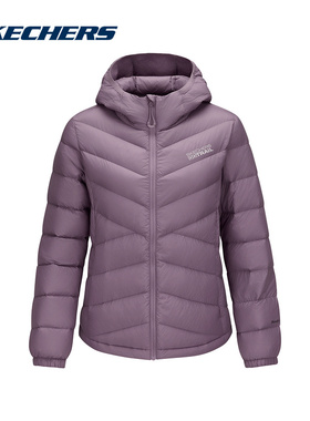 斯凯奇秋冬新款女士羽绒服舒适保暖御寒防泼水外套P425W185/03U6