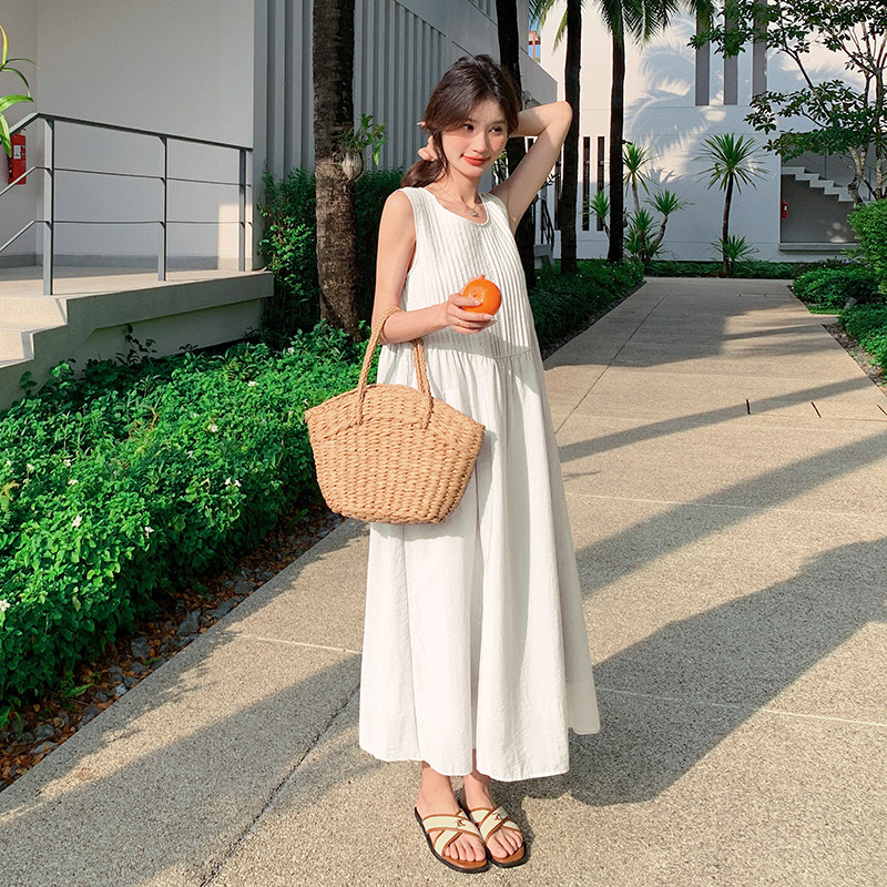 现货-夏季两色无袖连衣裙-1138-P120-K178,女装连衣裙,2C168