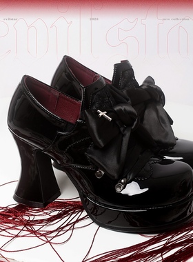 现货 血族社畜哥特原创丝绒酒杯跟暗黑蕾丝蝴蝶结lolita亚文化