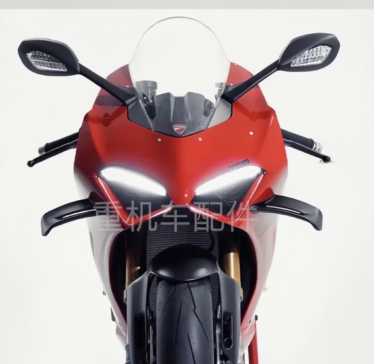 适用杜卡迪Panigale v2/v4/V4s前挡风 定风翼18年-21年加高风挡